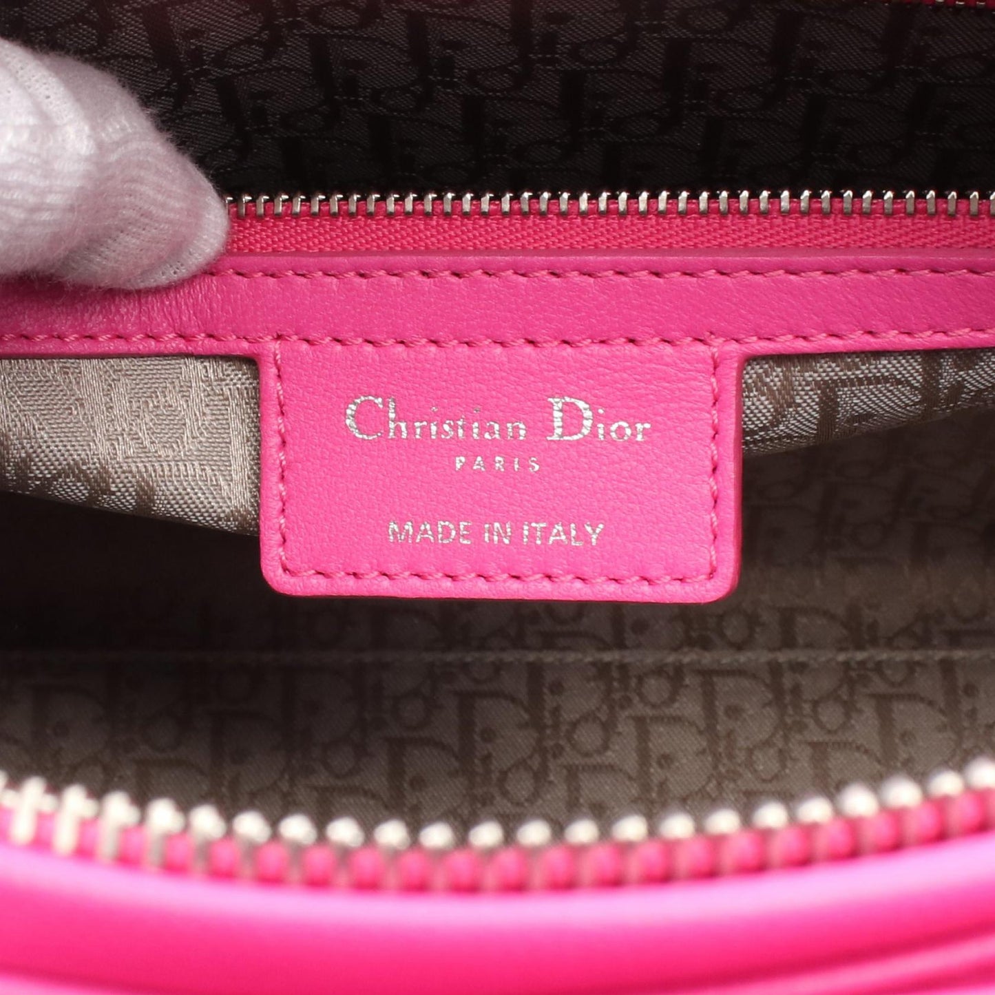Dior Lady Dior Leather Handbag