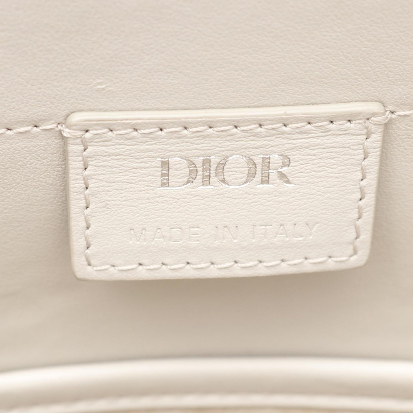 Dior CD Diamond Corolle PVC Coated Canvas Leather Tote Bag