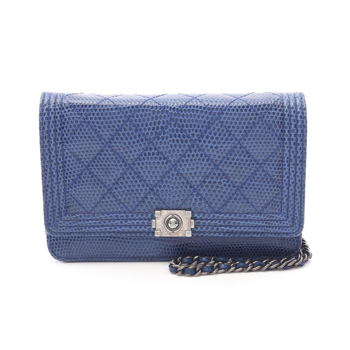 Chanel Boy Chanel Exotic Leather Shoulder Bag
