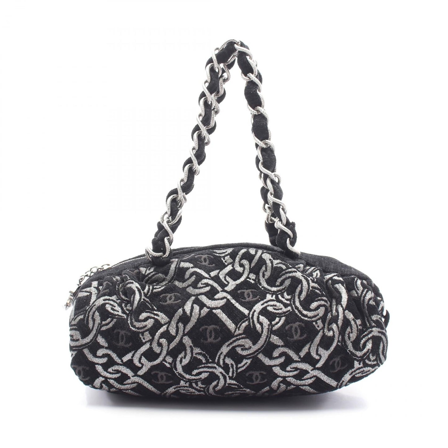 Chanel Coco Mark Fabric Handbag