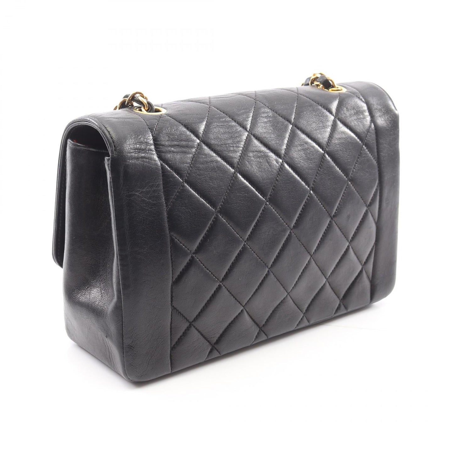 Chanel Matelasse Diana Flap Lambskin Shoulder Bag