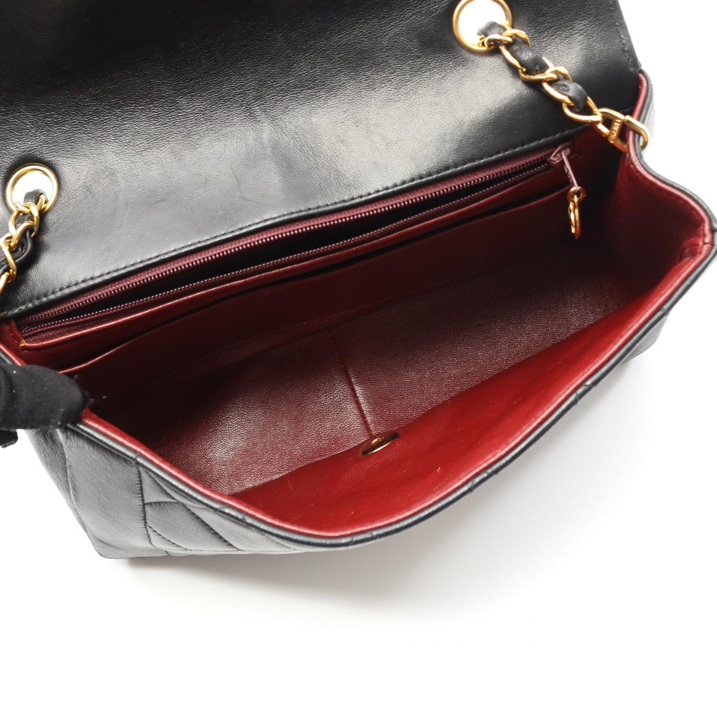 Chanel Matelasse Diana Flap Lambskin Shoulder Bag