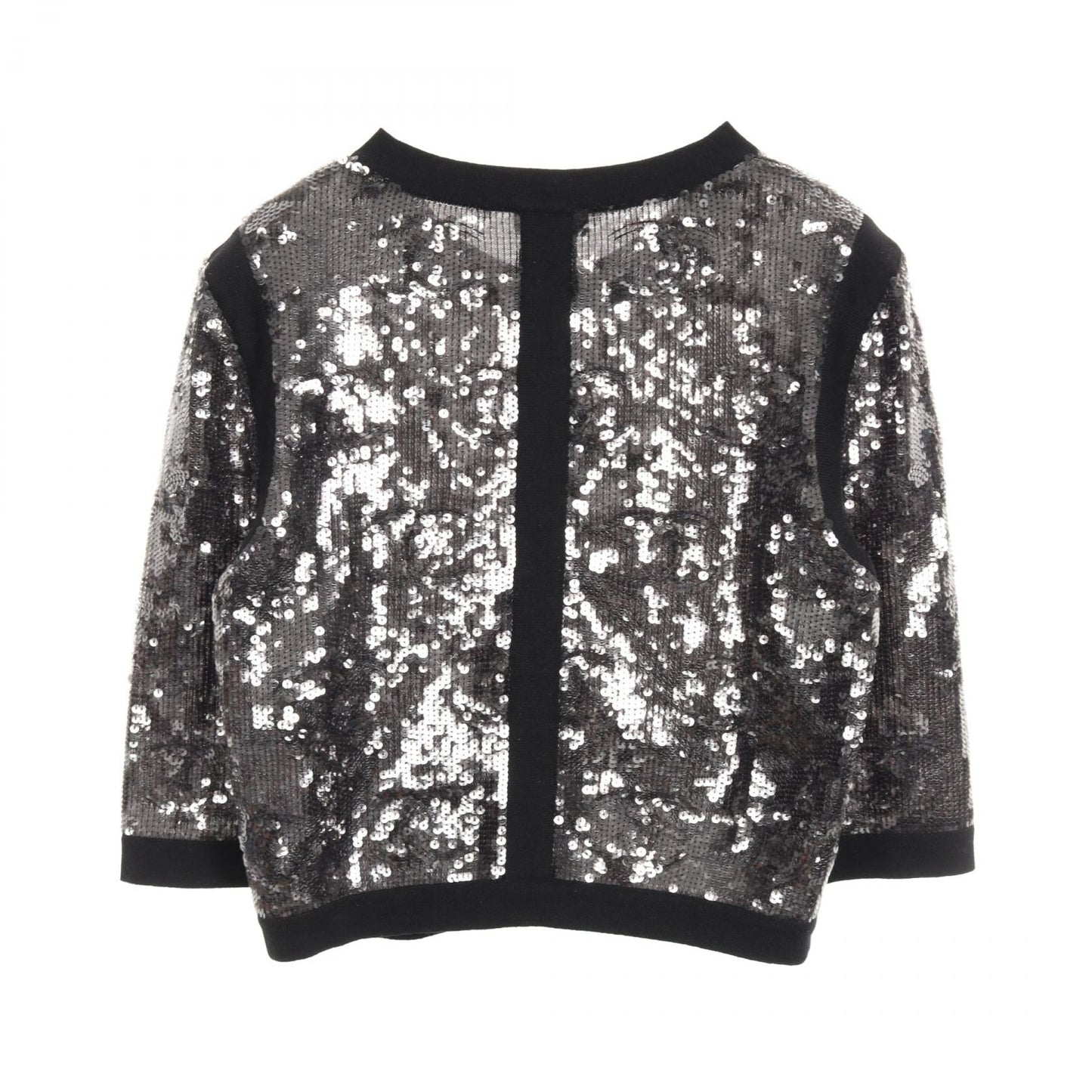Chanel Coco Mark Sequin Nylon Cotton Jacket Handbag