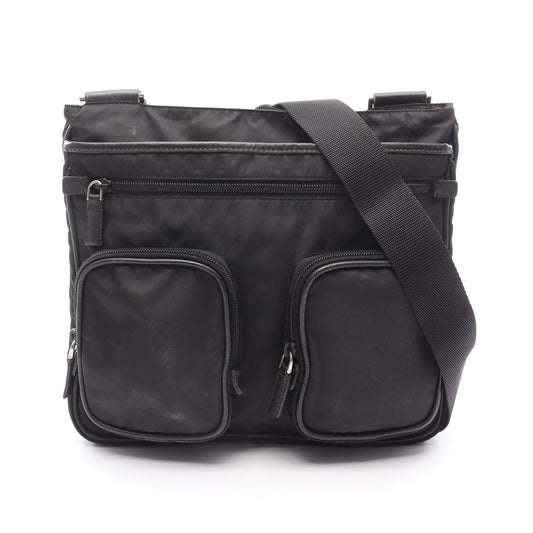 Prada Re-Nylon Saffiano Leather Shoulder Bag