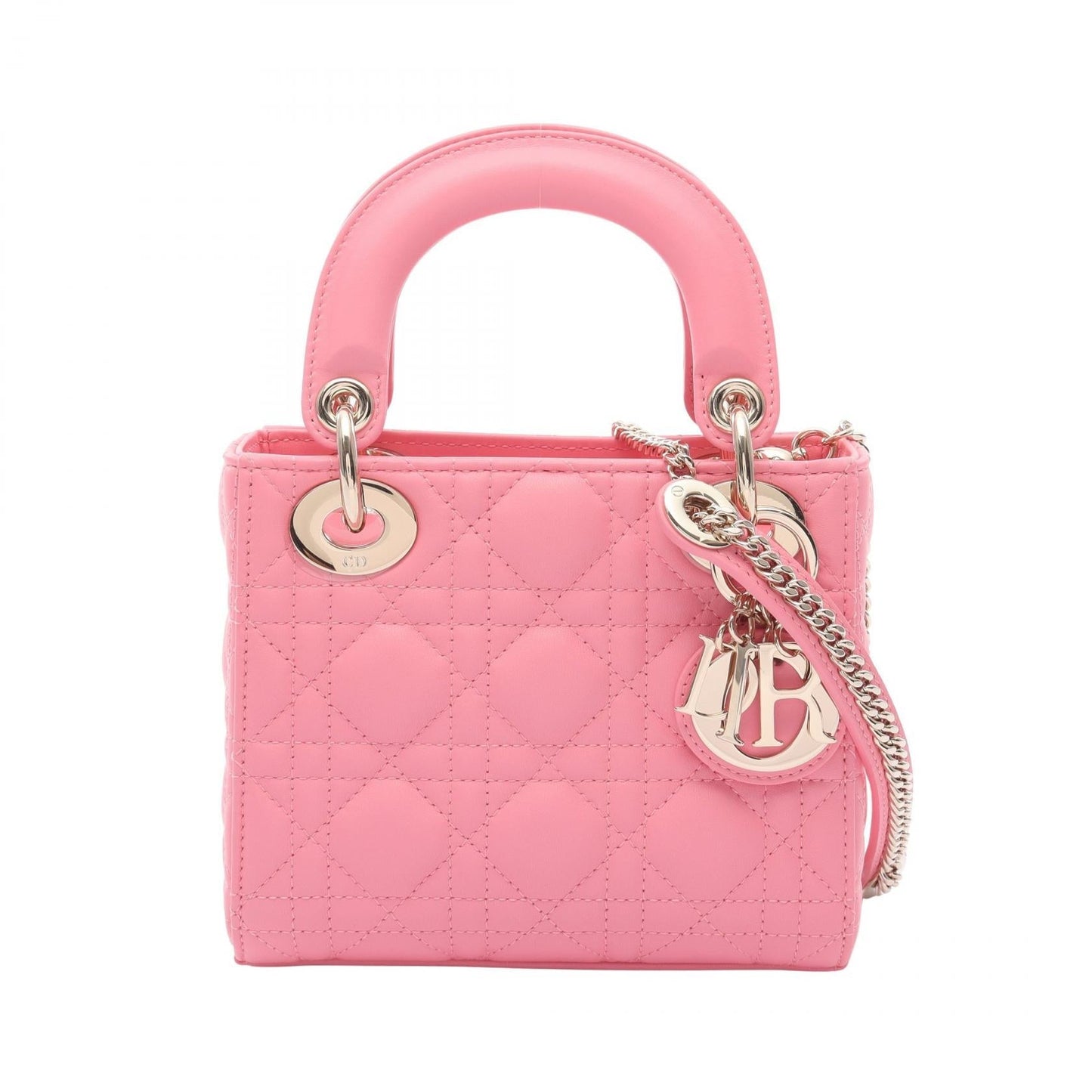 Dior Lady Dior Mini Leather Handbag