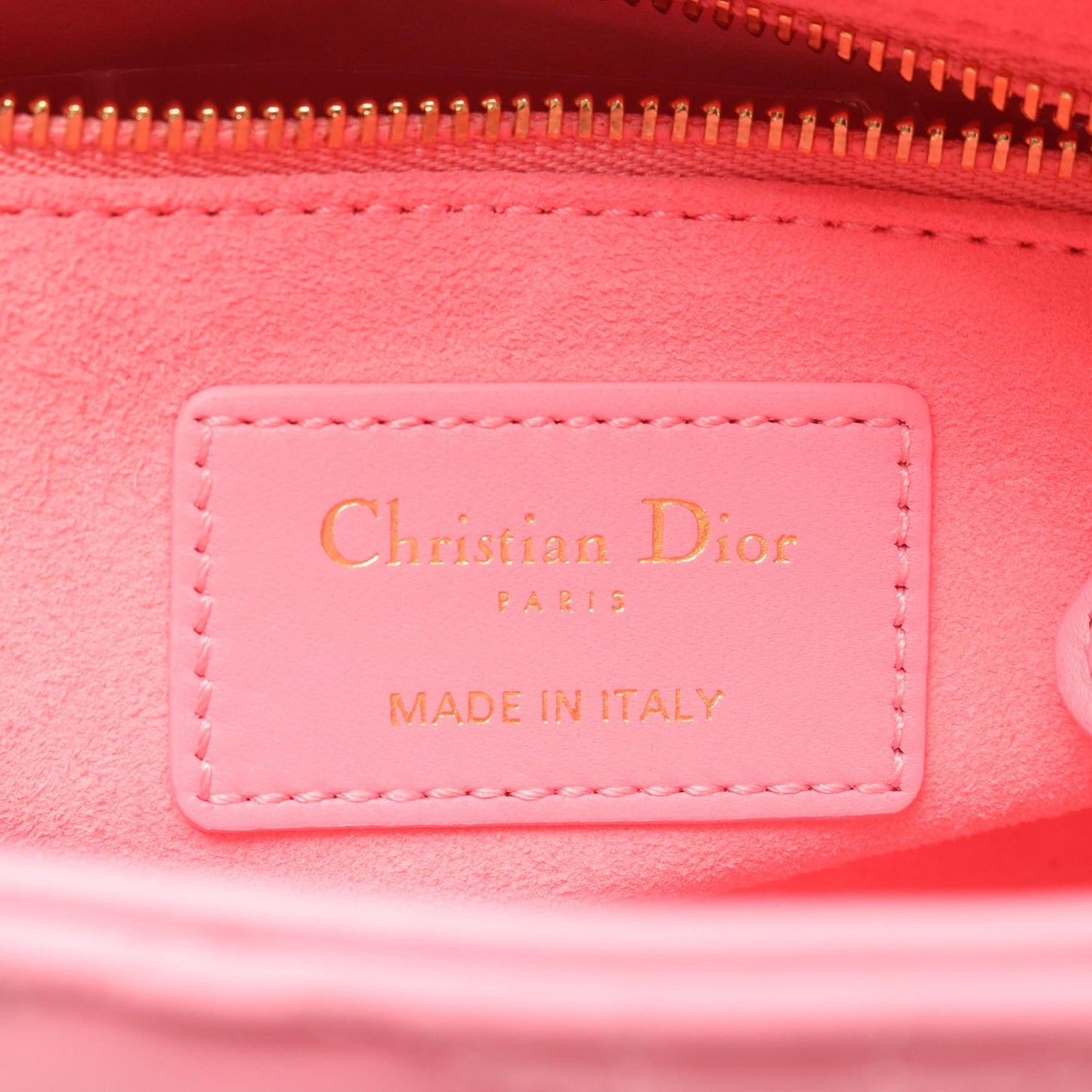 Dior Lady Dior Mini Leather Handbag