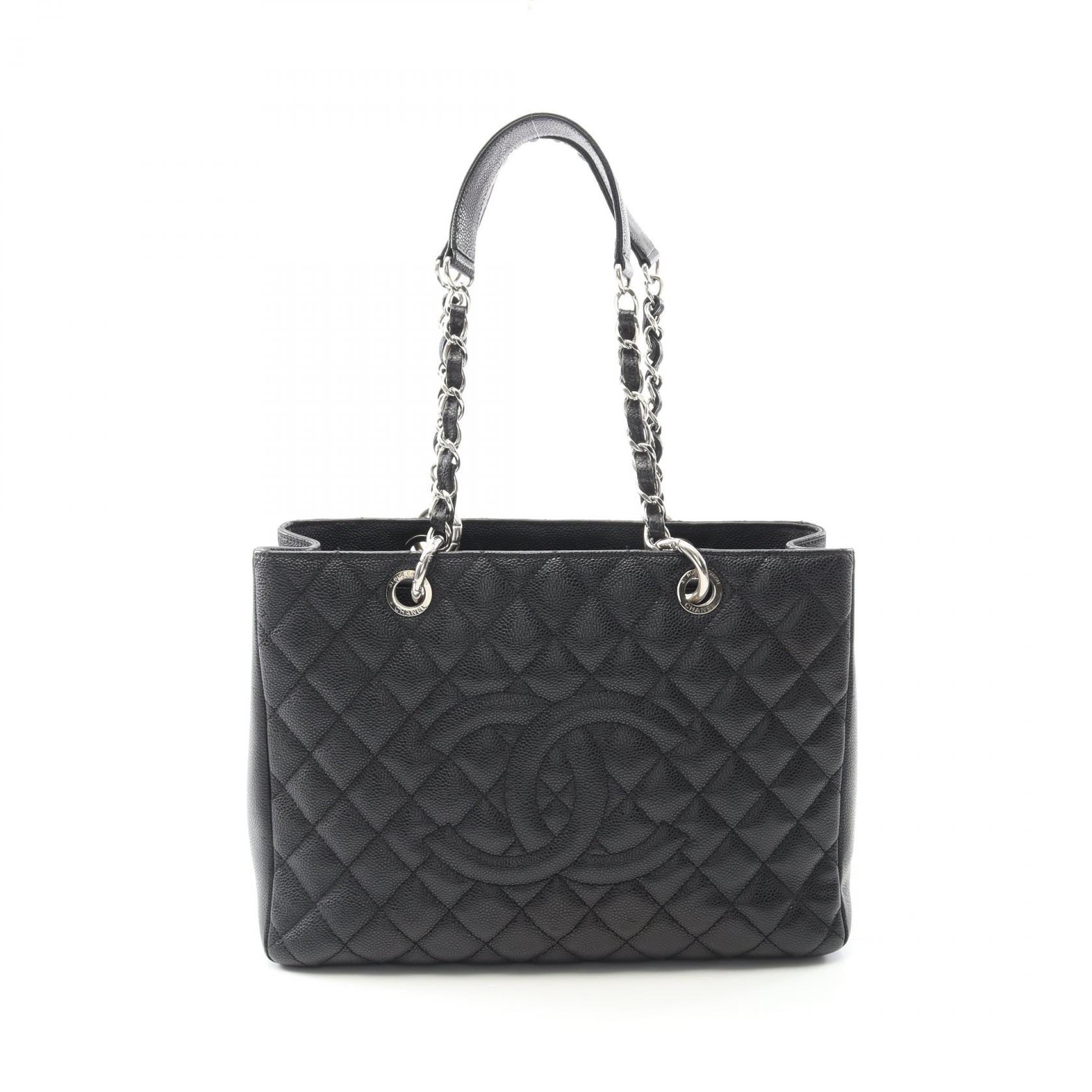 Chanel Matelasse Grand Shopping GST Calf Tote Bag