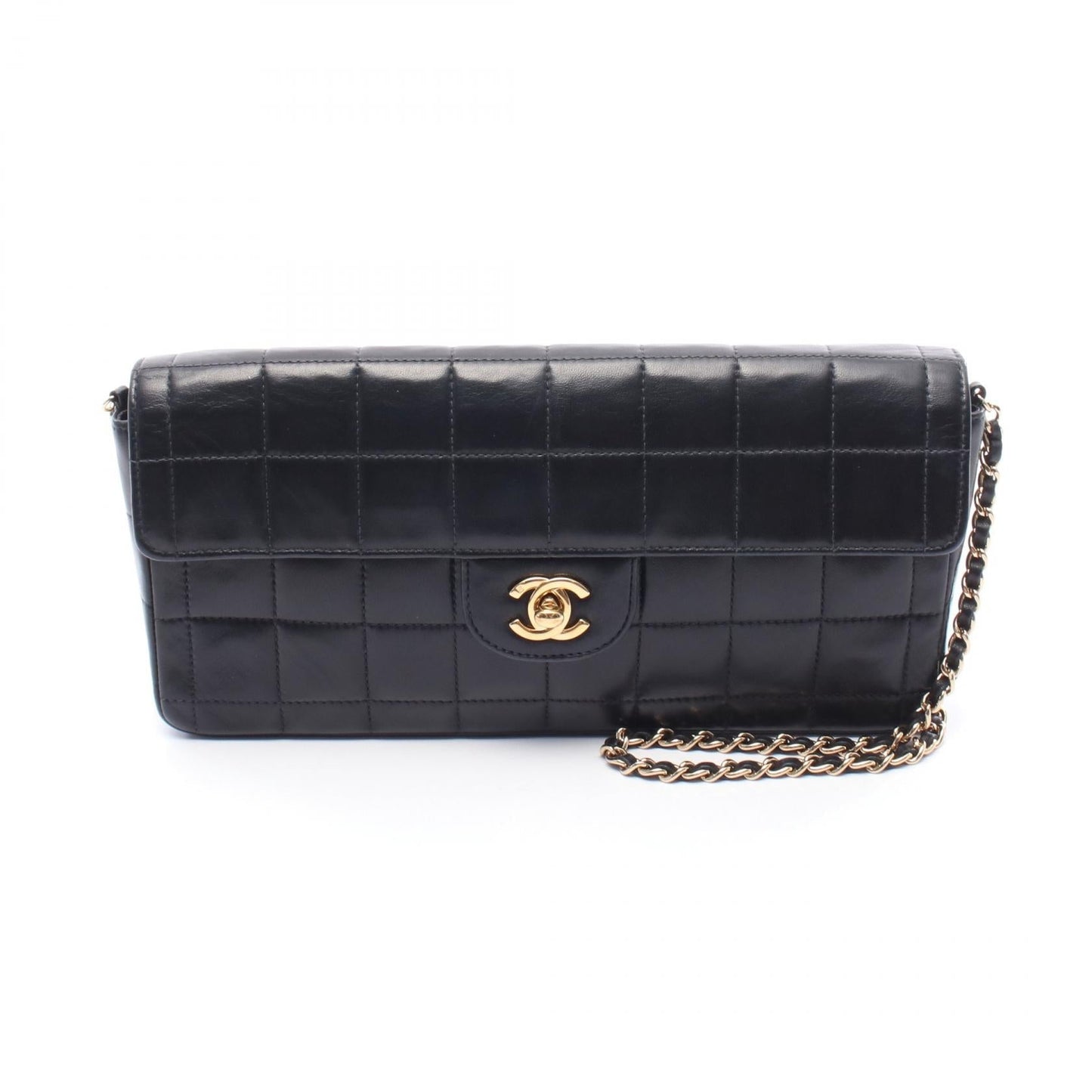Chanel Choco Bar Lambskin Shoulder Bag