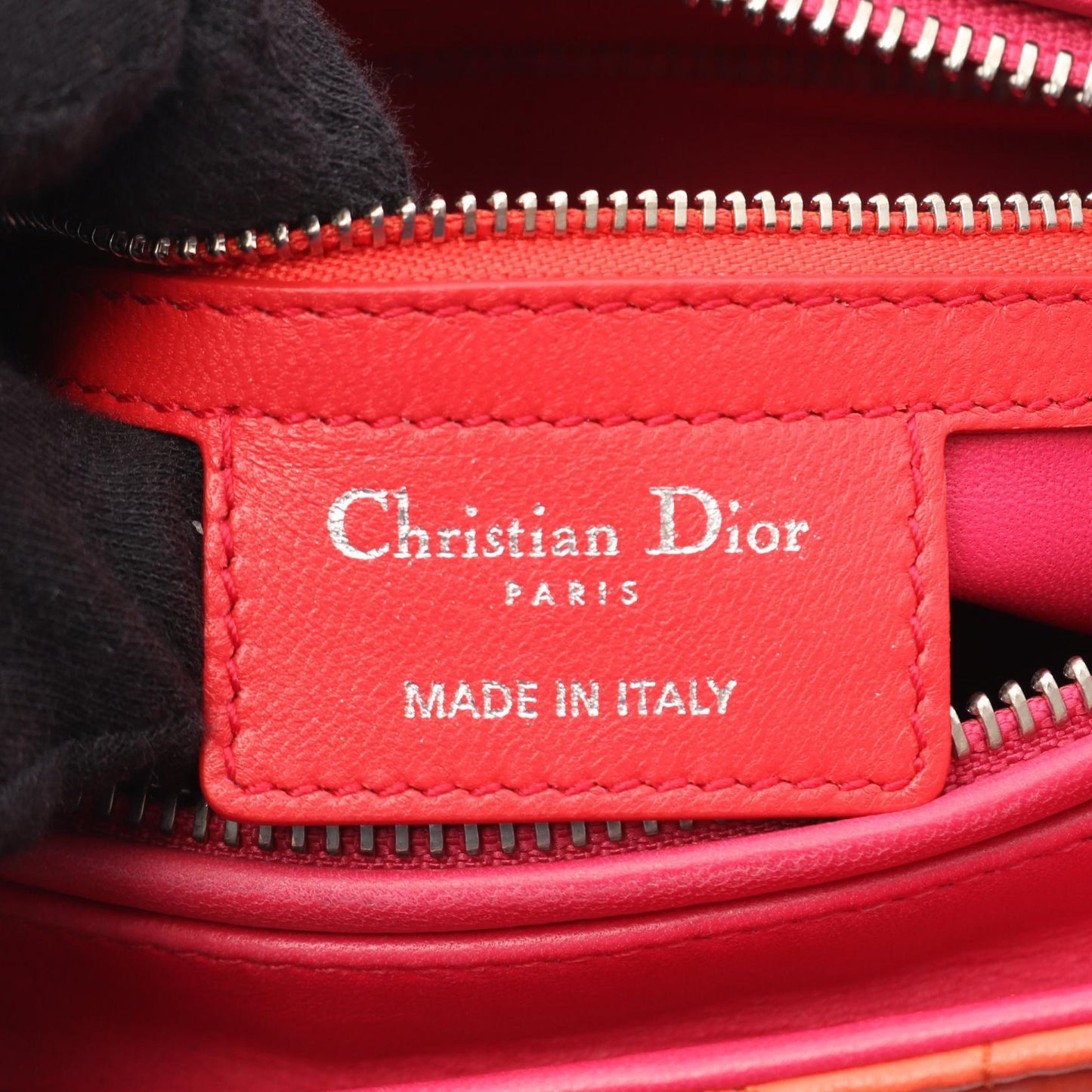 Dior LADY DIOR Leather Handbag