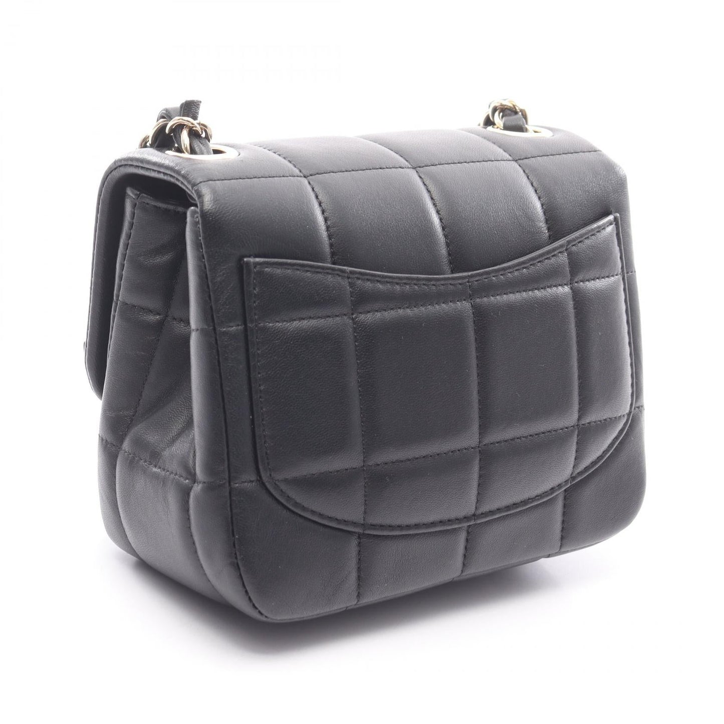 Chanel Choco Bar Lambskin Shoulder Bag