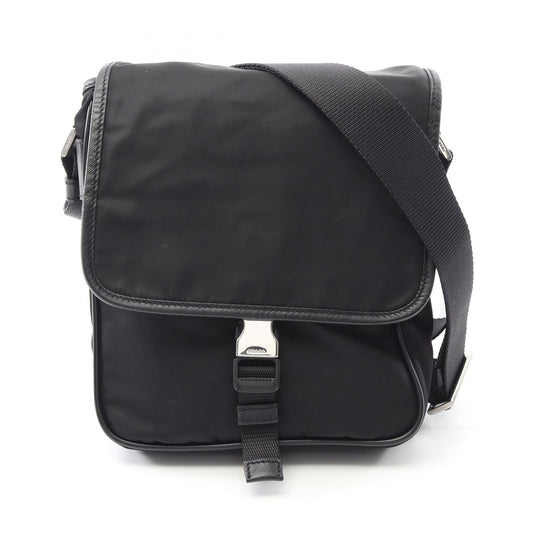 Prada Re-Nylon Saffiano Leather Shoulder Bag