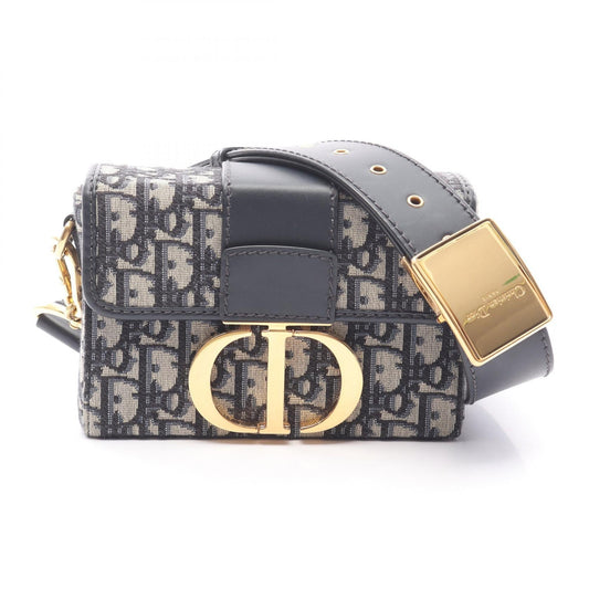 Dior 30 MONTAIGNE Oblique Canvas Leather Shoulder Bag