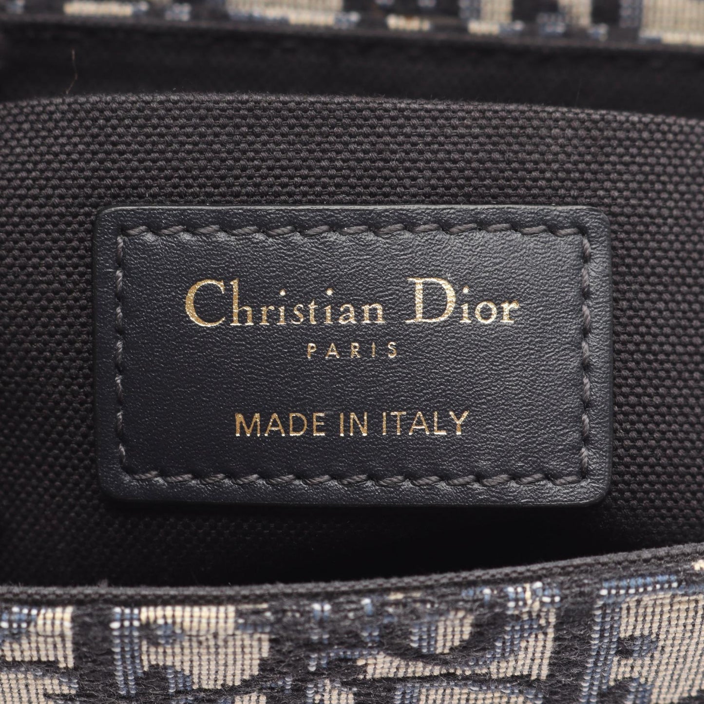 Dior 30 MONTAIGNE Oblique Canvas Leather Shoulder Bag