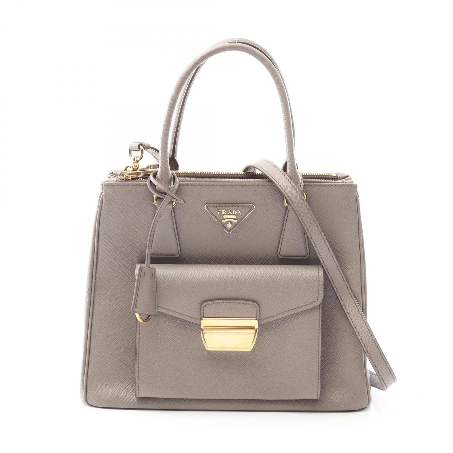Prada SAFFIANO LUX Saffiano Leather Handbag