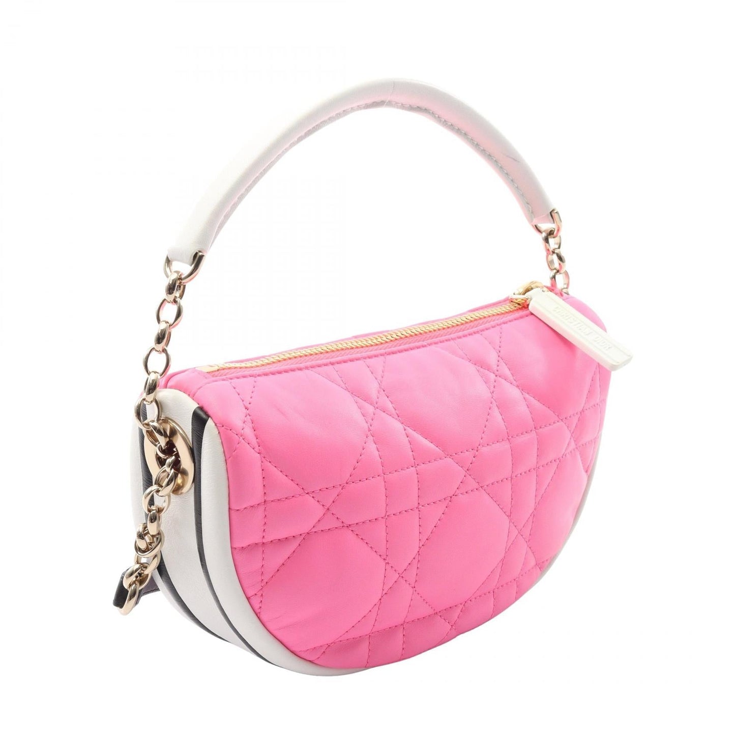 Dior VIBE Small Hobo Cannage Leather Shoulder Bag