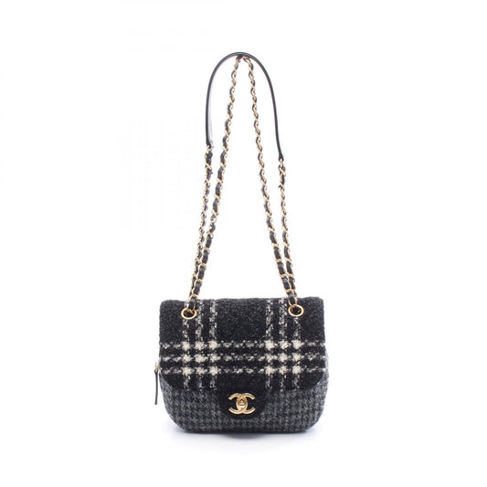 Chanel Matelassé Fabric Wool Shoulder Bag