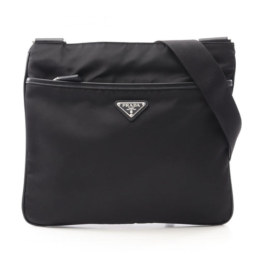 Prada TESSUTO + SAFFI Nylon Saffiano Leather Shoulder Bag