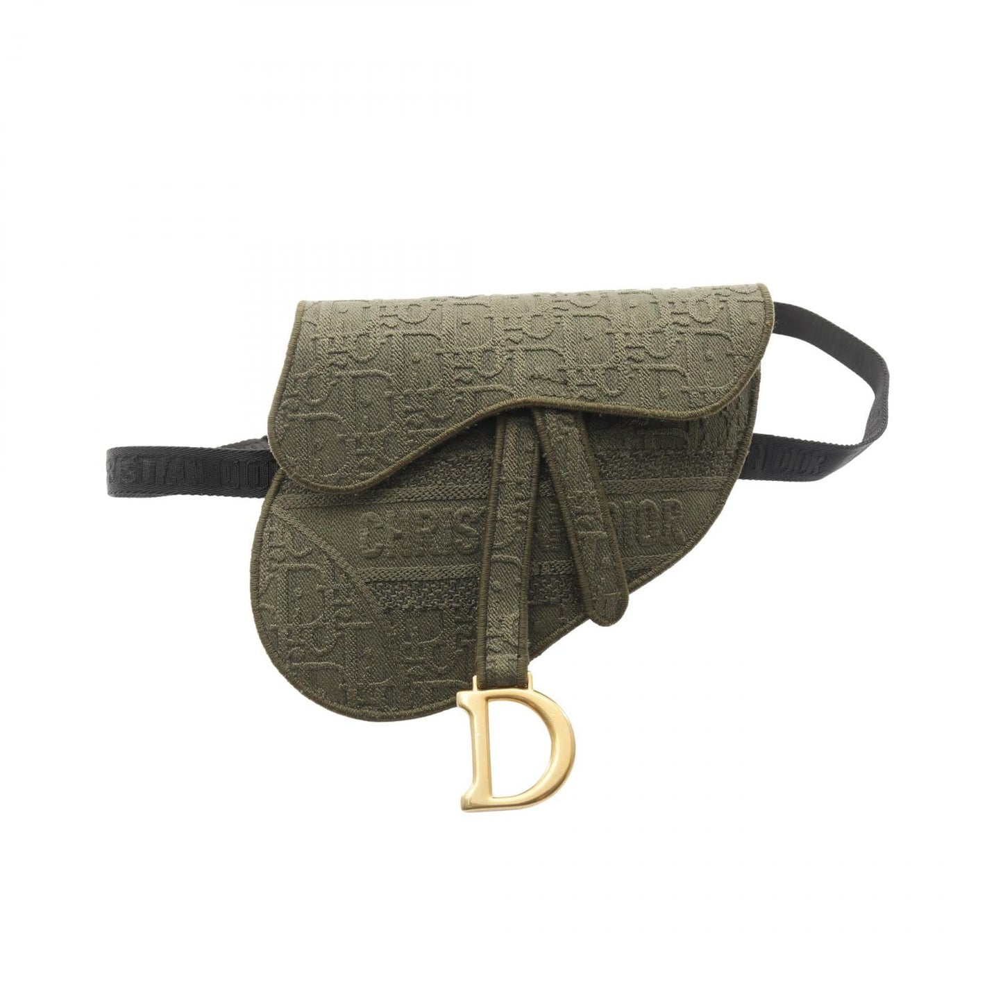 Dior SADDLE Oblique Canvas Waist Bag