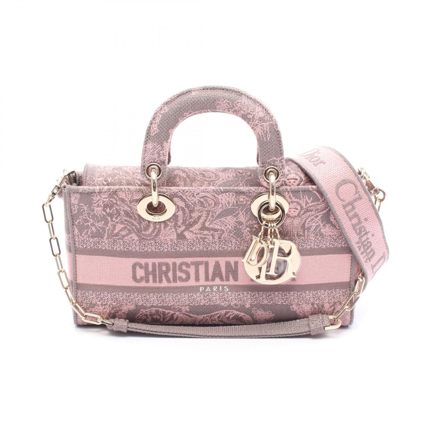 Dior LADY D-JOY Canvas Handbag