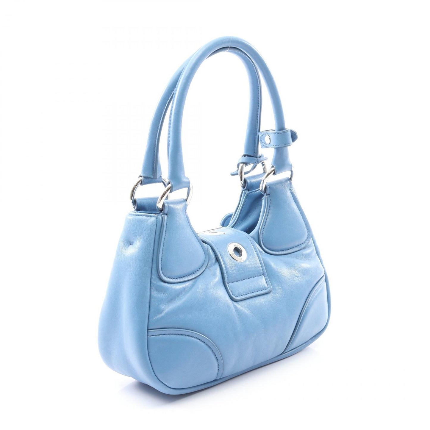 Prada MOON Leather Handbag