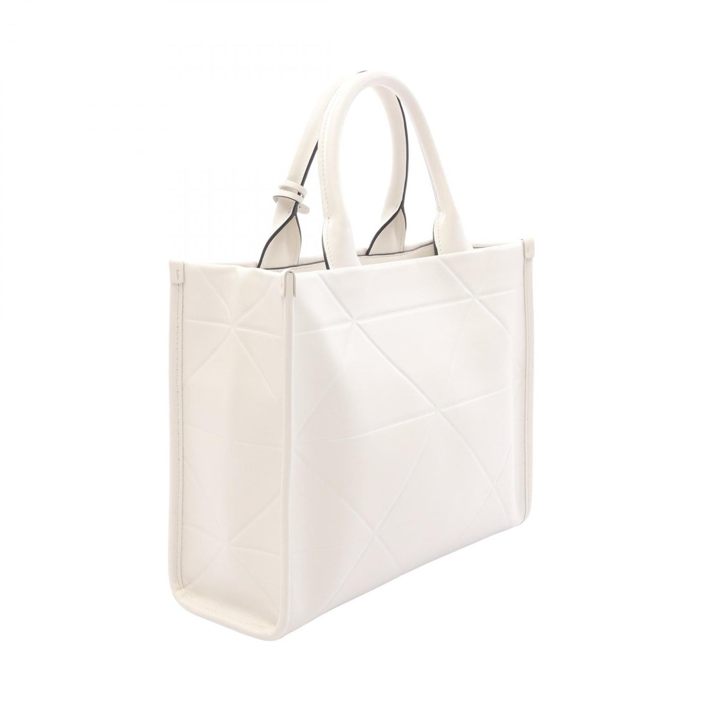 Prada Symbol Topstitch Soft Calf Tote Bag