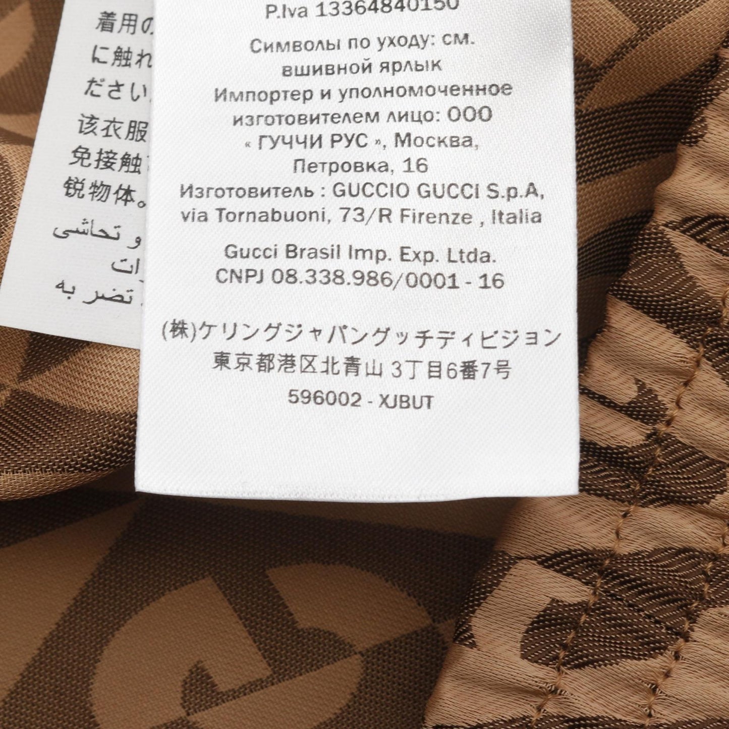 Gucci G Rhombus Sheer Line Rayon Outerwear
