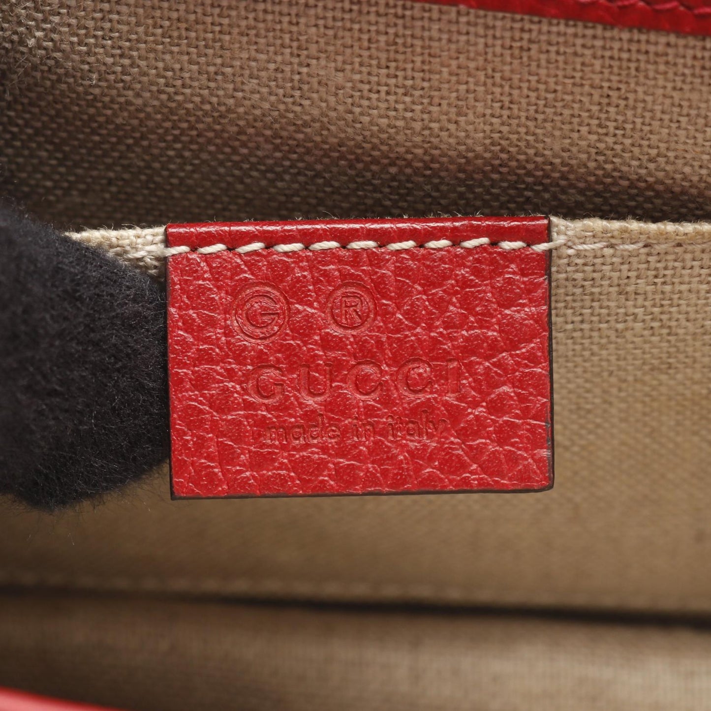 Gucci Interlocking G Leather Shoulder Bag