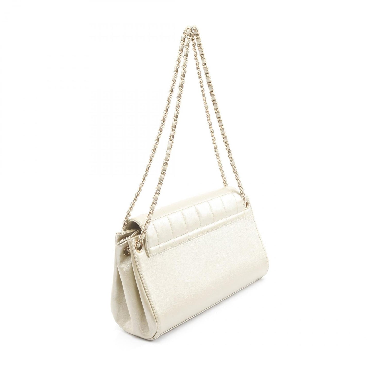 Chanel 2.55 Choco Bar Lambskin Shoulder Bag