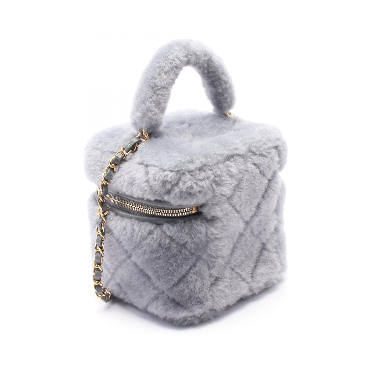 Chanel Matelasse Fur 2way Shoulder Bag Classic Flap