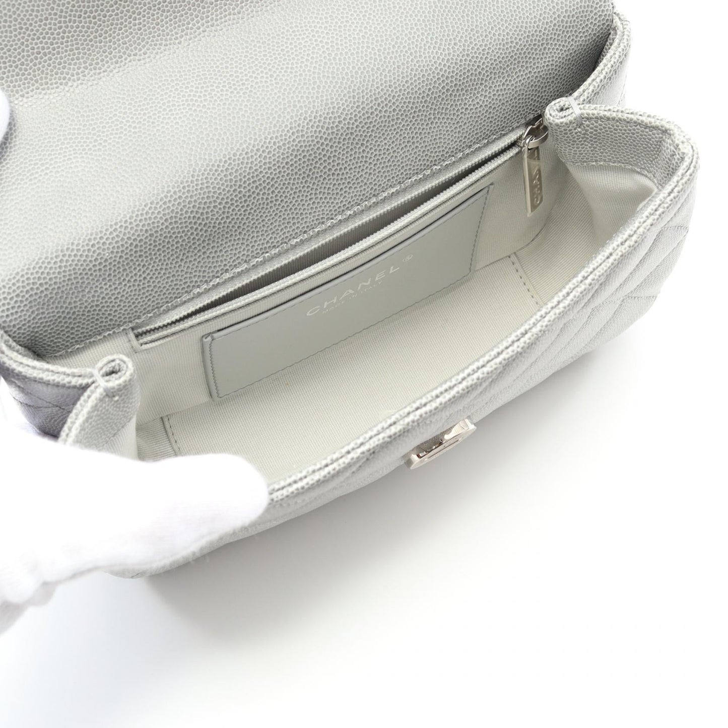 Chanel Mini Matelassé Calf Shoulder Bag