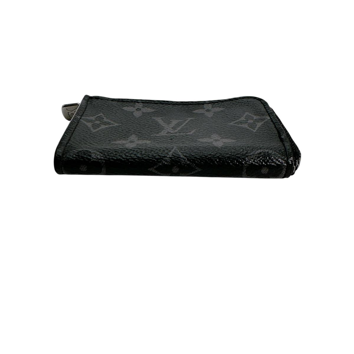 LOUIS VUITTON Key case Key holder  M63536 Monogram canvas black Portonet Jules Coin case Eclipse