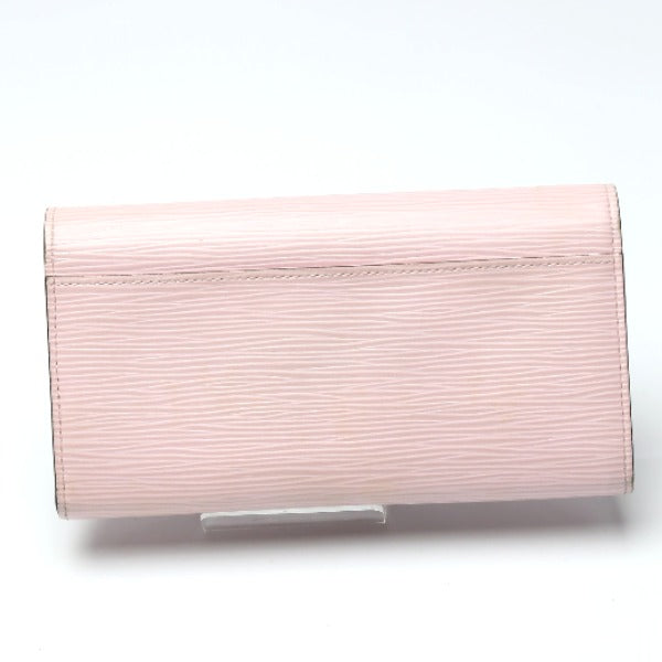 LOUIS VUITTON Long Wallet Purse M61216 Epi Leather Rose valerine Portefeuille Sara Epi With Coin Pocket Women