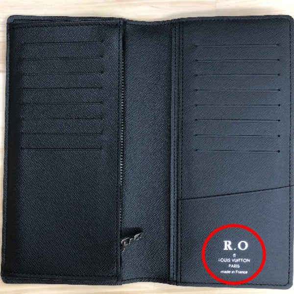 LOUIS VUITTON Long Wallet Purse M61697 Monogram canvas gray Bifold Wallet Eclipse Portefeuille Blaza mens