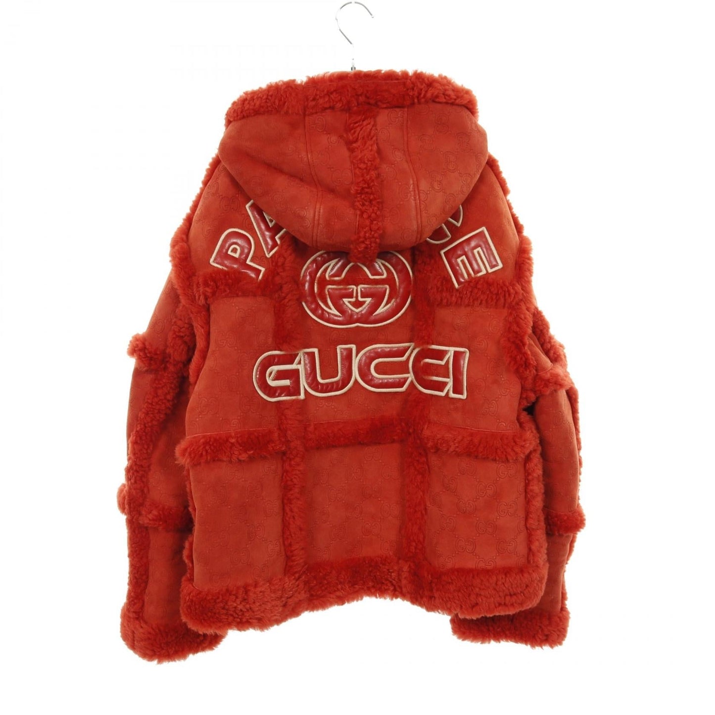 Gucci GUCCI × PALACE GG Pattern Shearling Outerwear