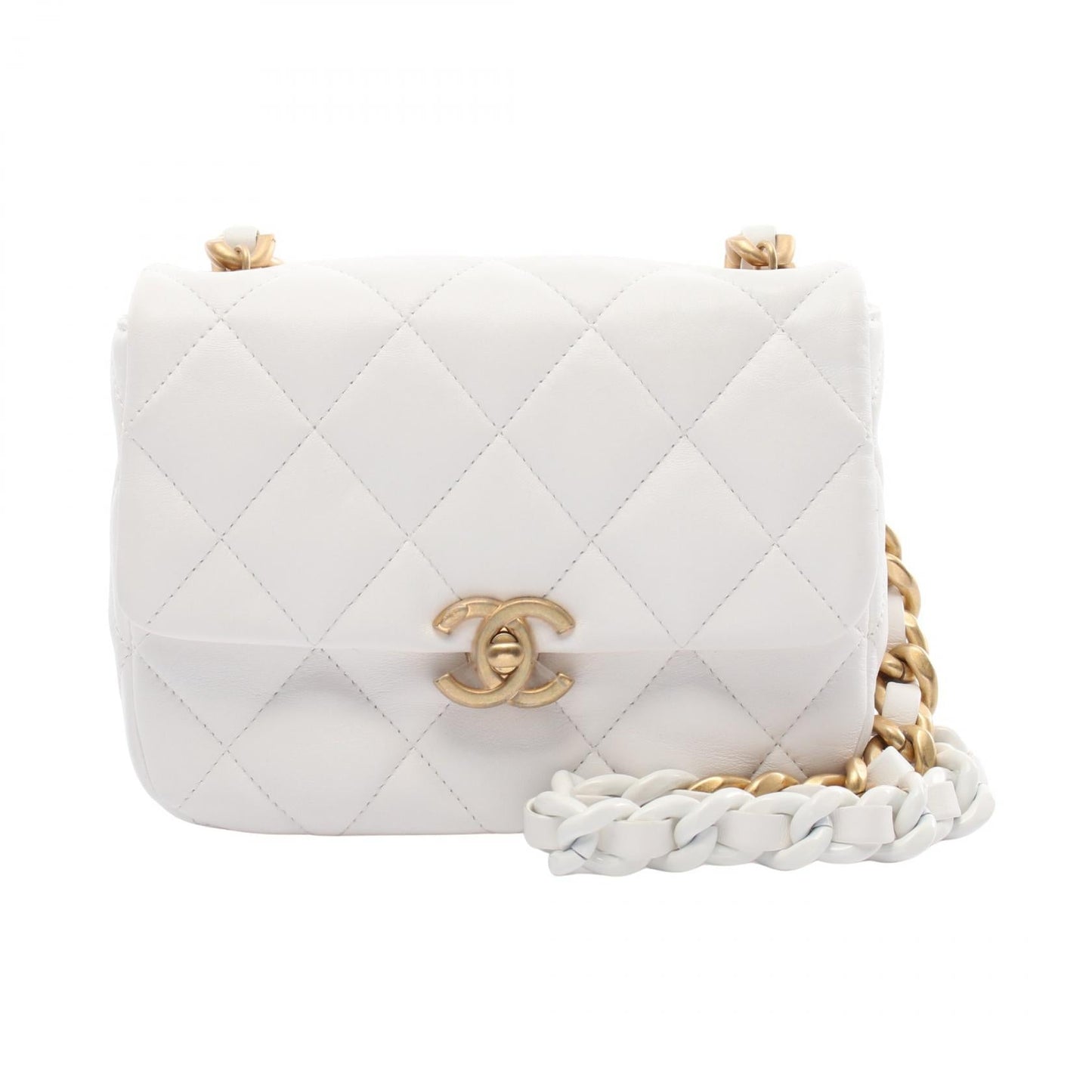 Chanel Mini Matelassé Leather Shoulder Bag