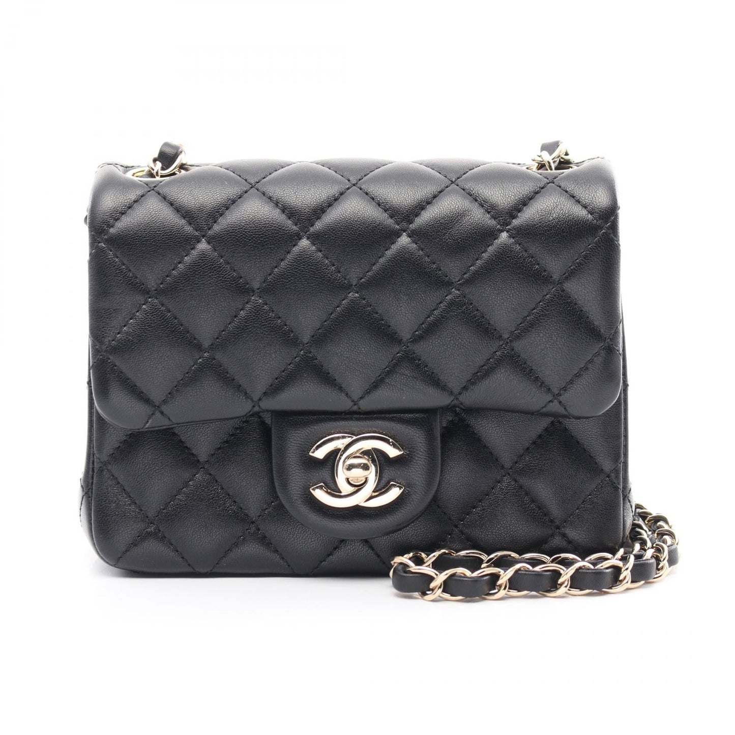 Chanel Mini Matelassé Lambskin Shoulder Bag