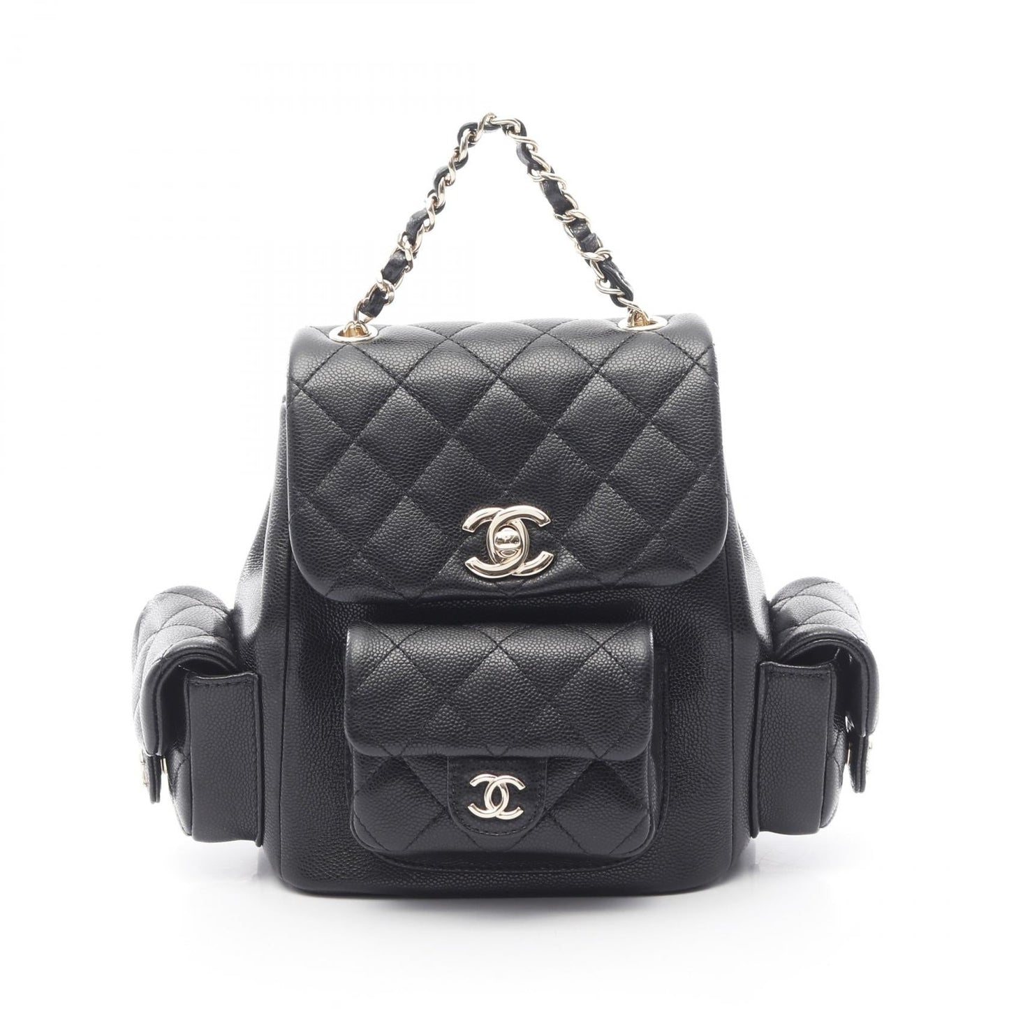 Chanel Matelassé Grained Calfskin Backpack