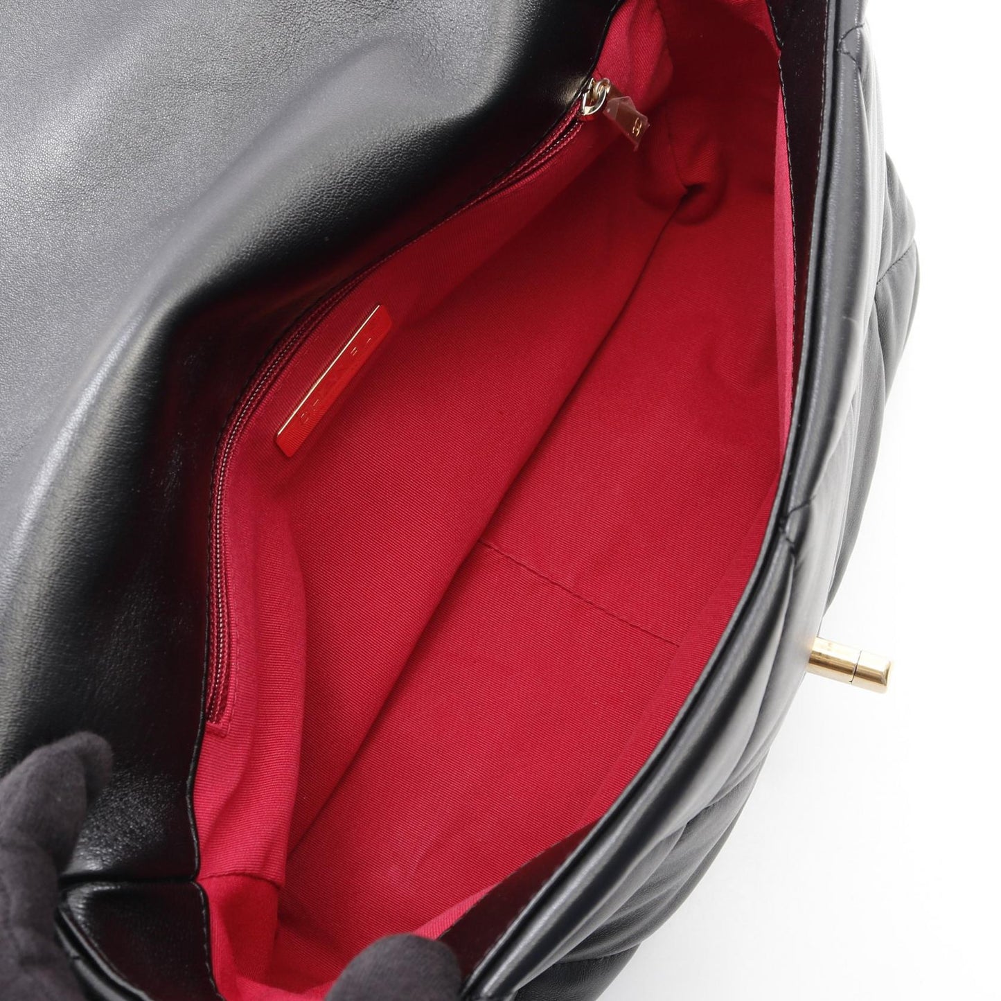 Chanel 19 Deneuf Lambskin Shoulder Bag
