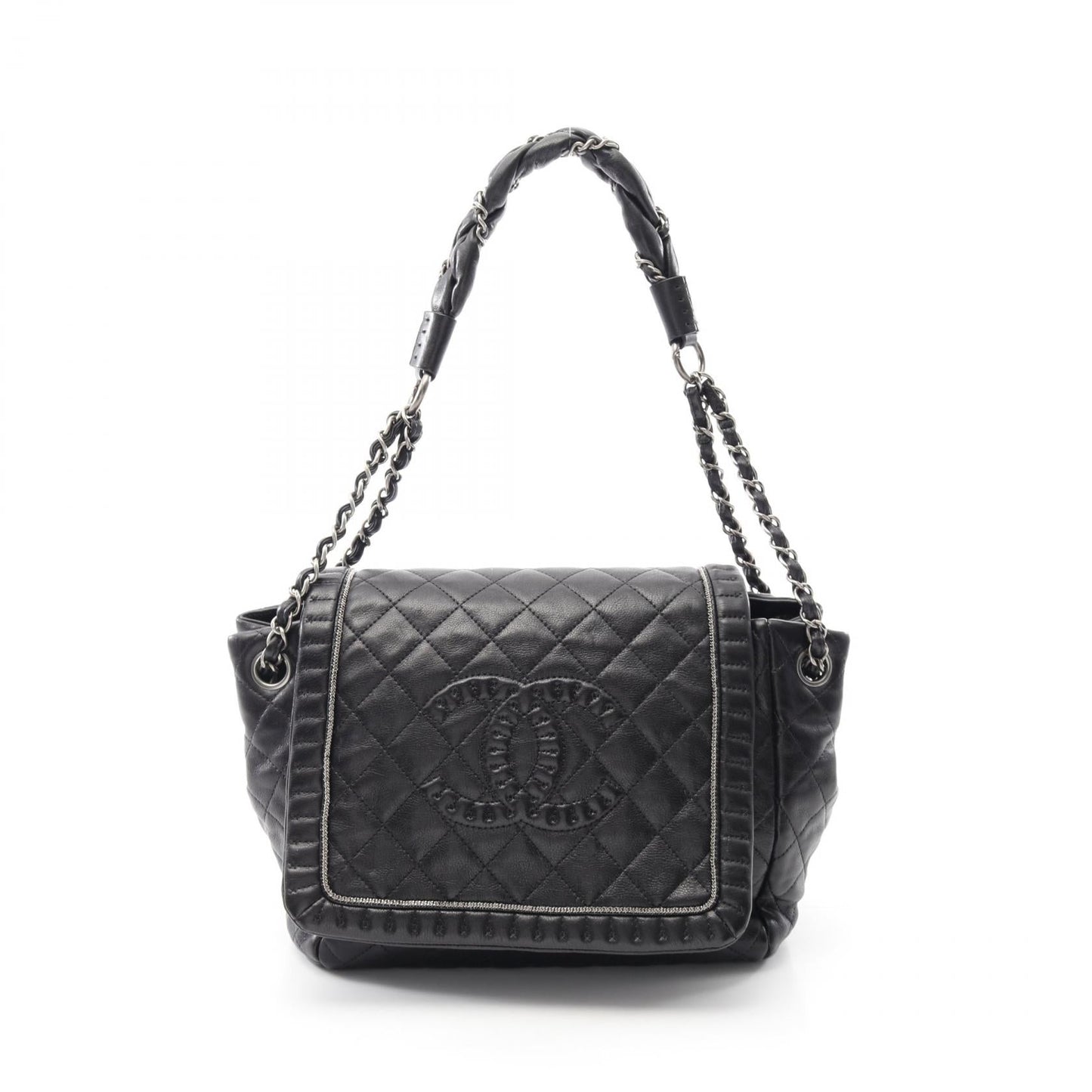 Chanel Coco Mark Lambskin Shoulder Bag
