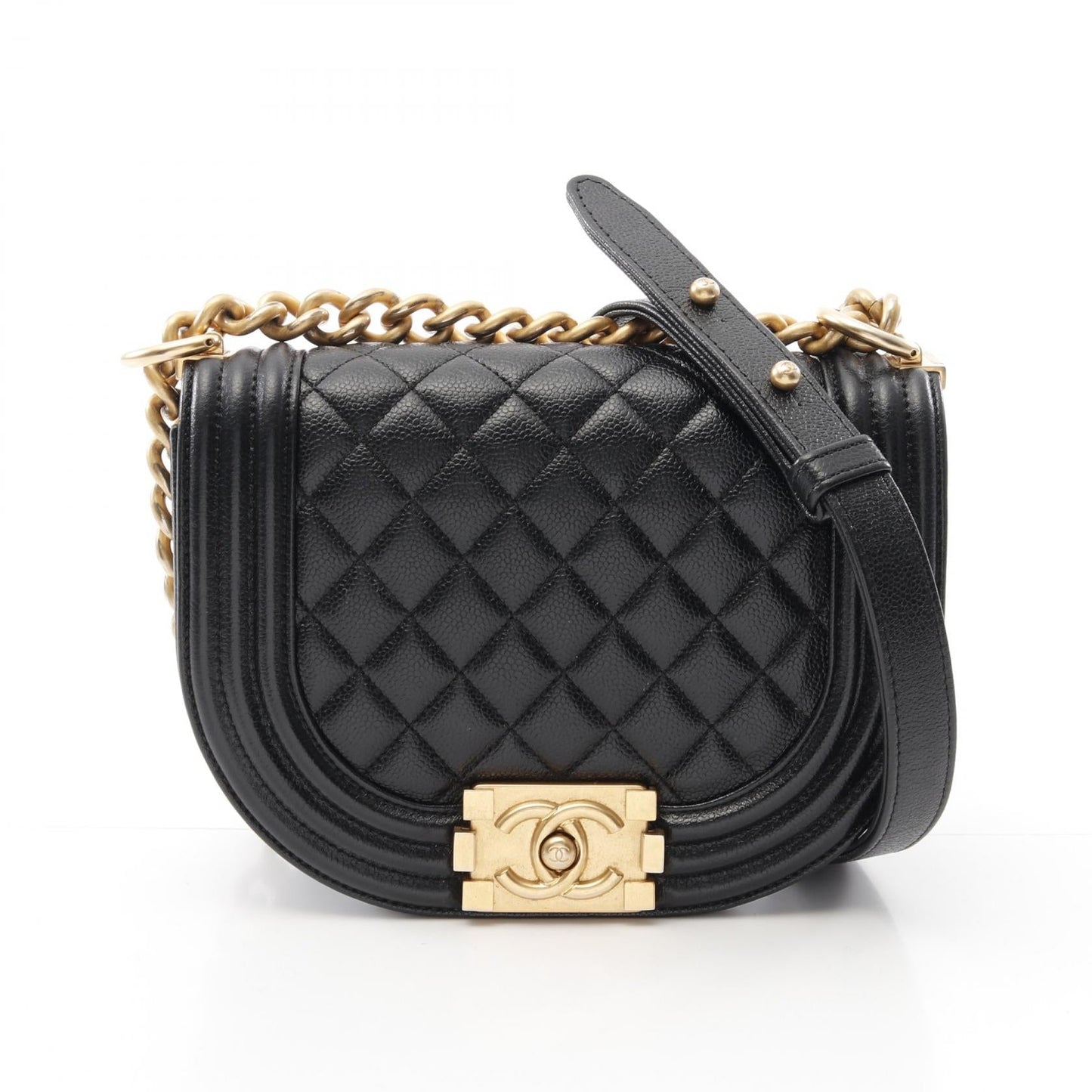 Chanel Boy Chanel Grained Calfskin Shoulder Bag