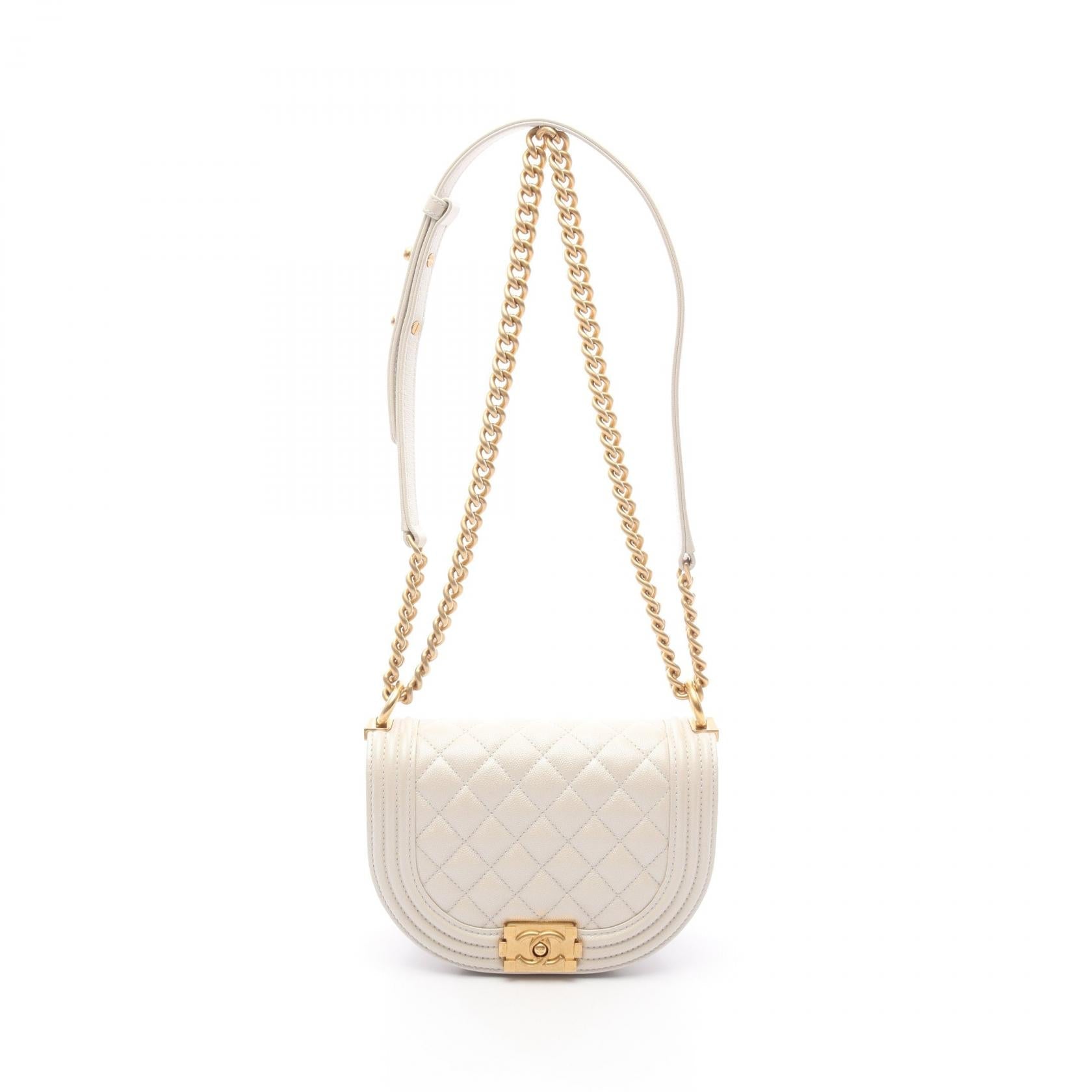 Chanel Boy Chanel Caviar Shoulder Bag