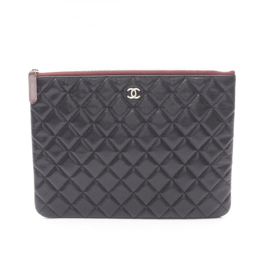 Chanel Matelasse Calfskin Clutch Bag