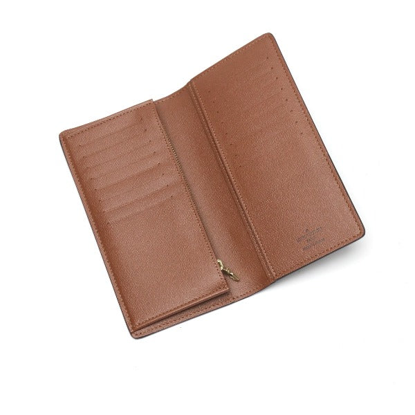 LOUIS VUITTON Long Wallet Purse M66540 Monogram canvas Brown Long Wallet Purse Monogram Portefeuille Blaza unisex(Unisex)