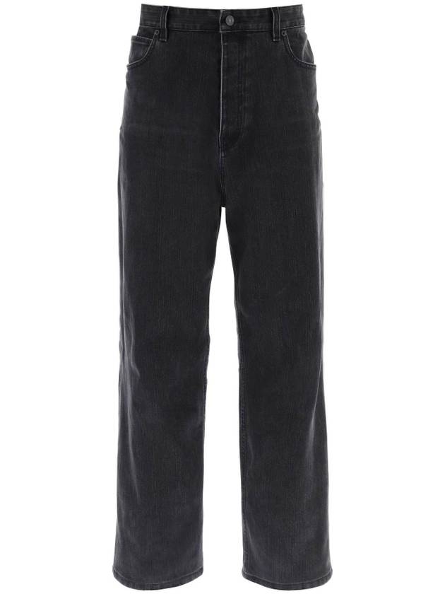 Luxury Balenciaga Trending 2026 Washed Skiwear Jeans Grey