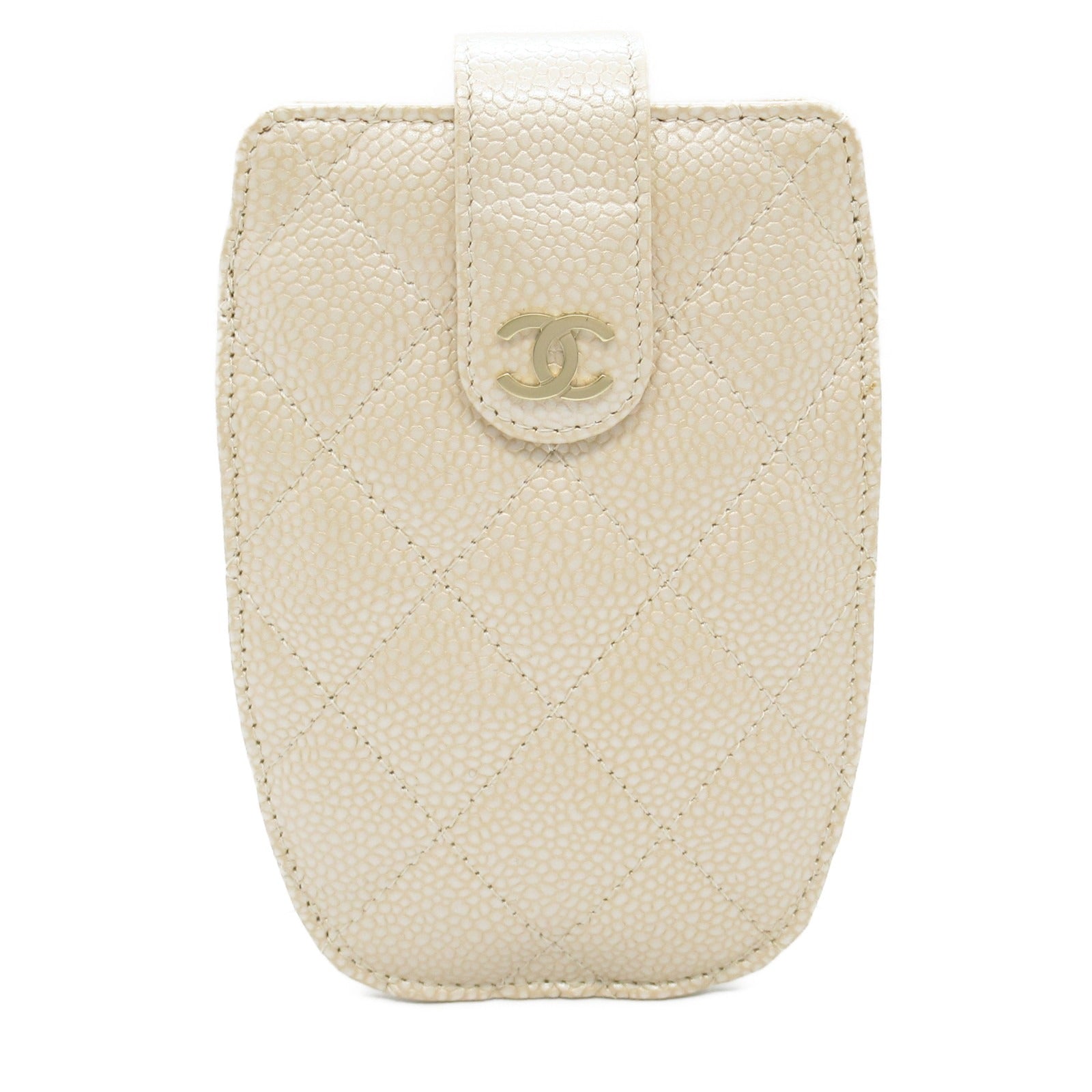 Chanel Matelassé Grained Calfskin Card Case Handbag