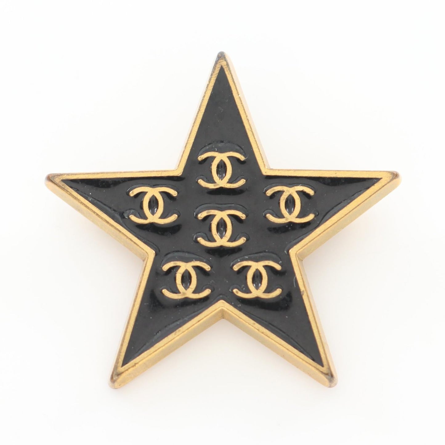 Chanel Coco Mark Star Brooch Accessory Handbag