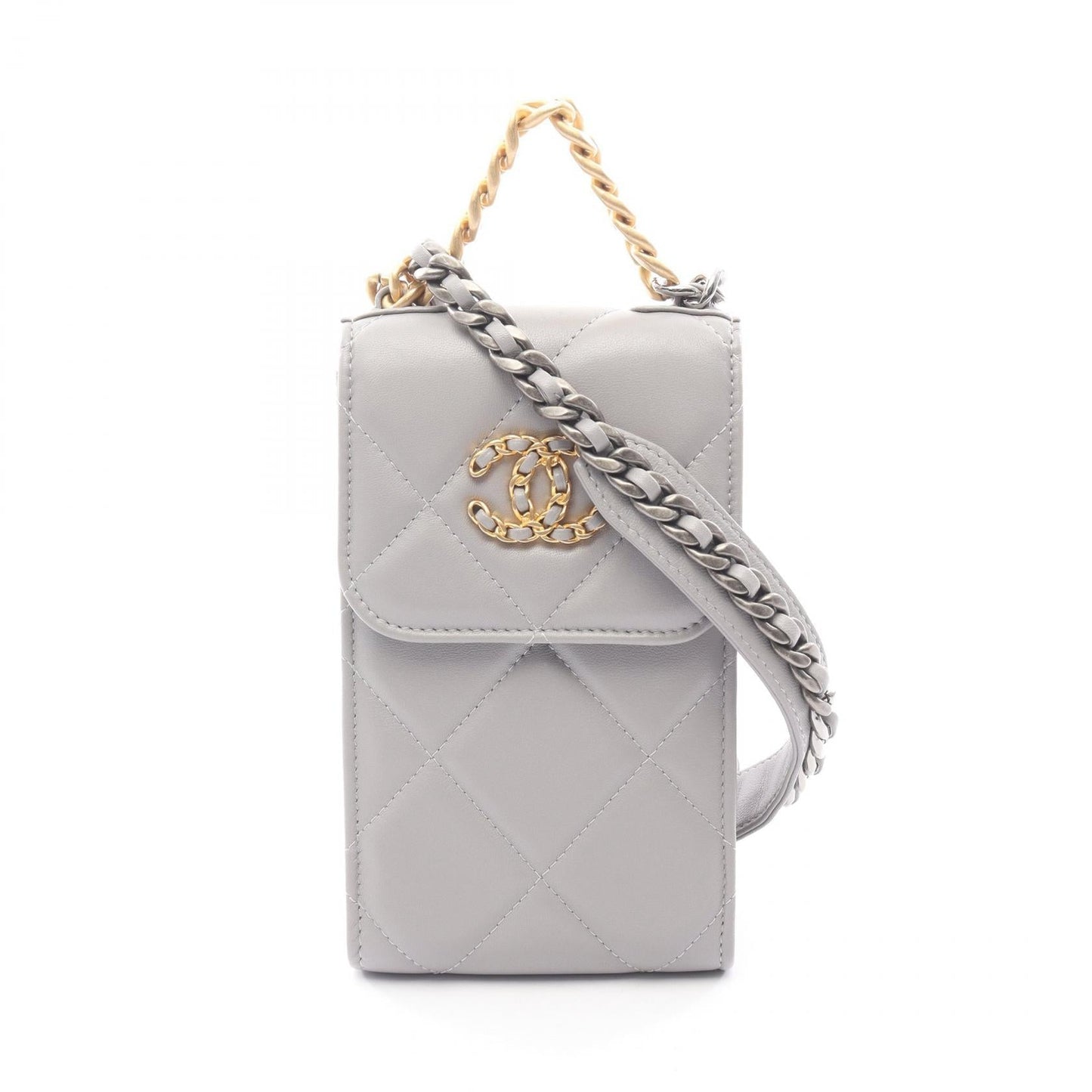 Chanel CHANEL19 Matelassé Calfskin Shoulder Bag