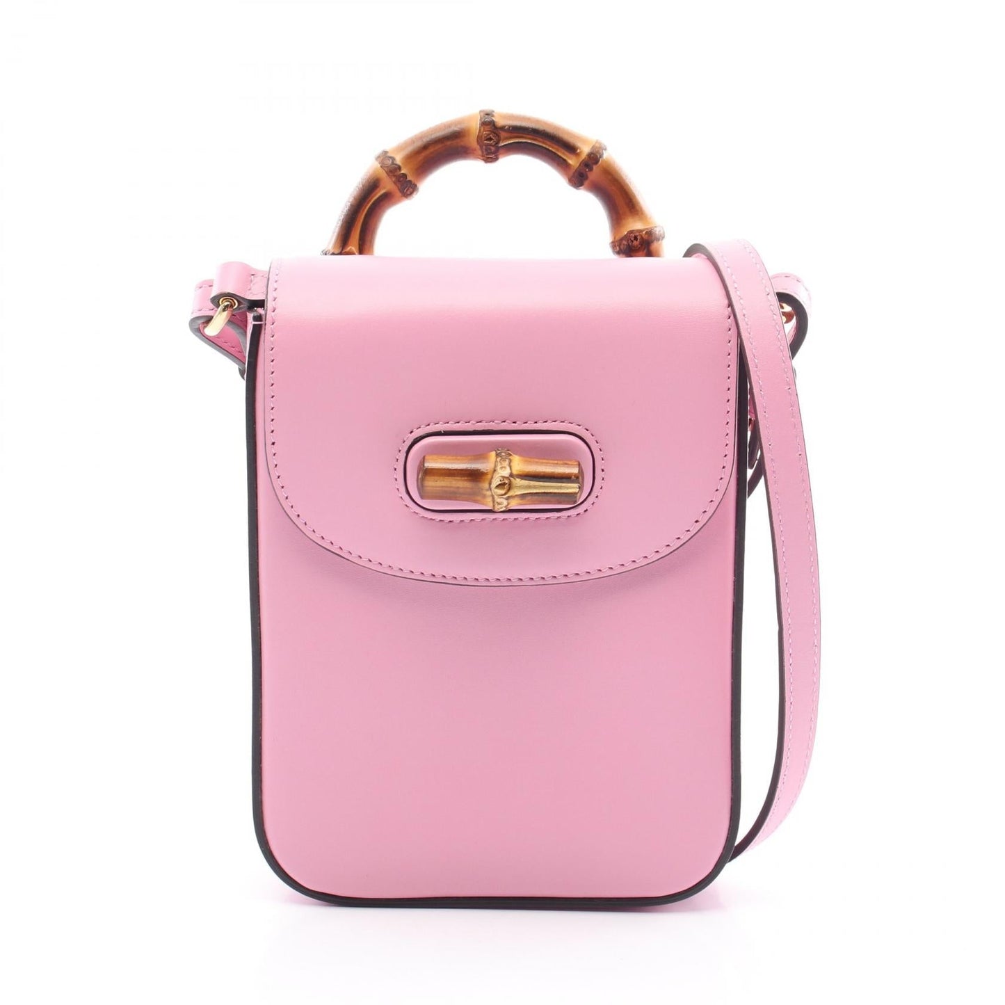 Gucci Bamboo Leather Handbag