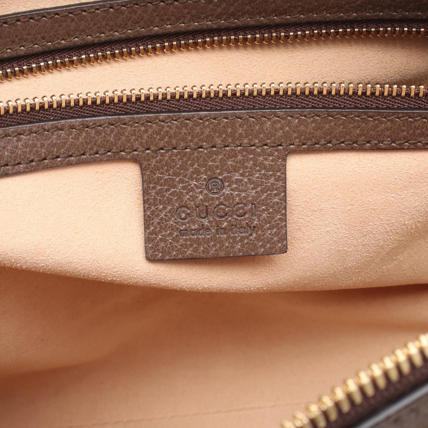 Gucci Ophidia GG PVC Coated Canvas Leather 2way Handbag