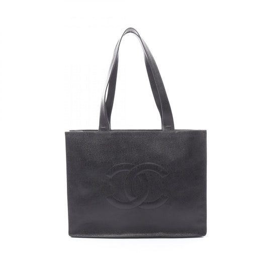 Chanel Coco Mark Caviar Skin Tote Bag